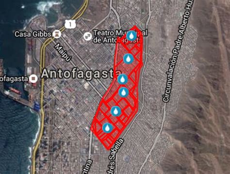 corte de agua antofagasta sector norte hoy